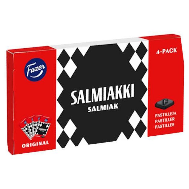 Fazer Salmiakki 4-pak 160 g