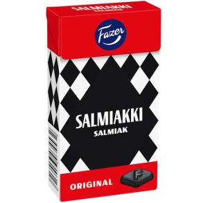 Fazer Salmiakki Original Pastiller 40g