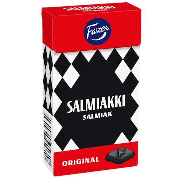 Fazer Salmiakki Original Pastiller 40g