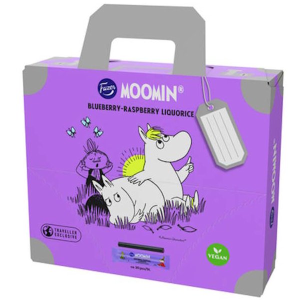 Fazer Moomin Blueberry Raspberry Liquorice 20x20g