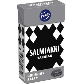 Fazer Salmiakki Salmiak Crunchy Salty Pastiller 38g
