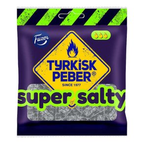 Fazer Tyrkisk Peber Super Salty 80g