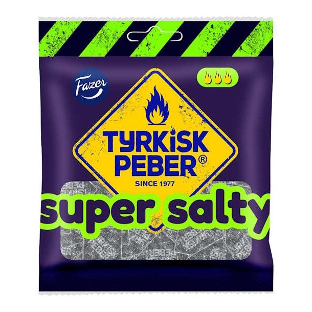 Fazer Tyrkisk Peber Super Salty 80g