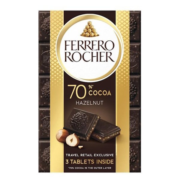 Ferrero Rocher 70% Cocoa Hazelnut 3x90g