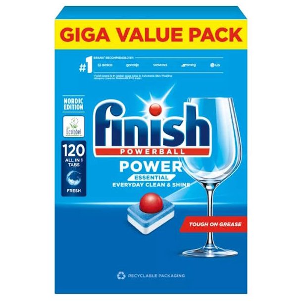 Finish Powerball Power Essential 120 Tabs