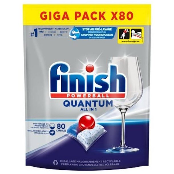 Finish Powerball Quantum Tabs 80 stk.