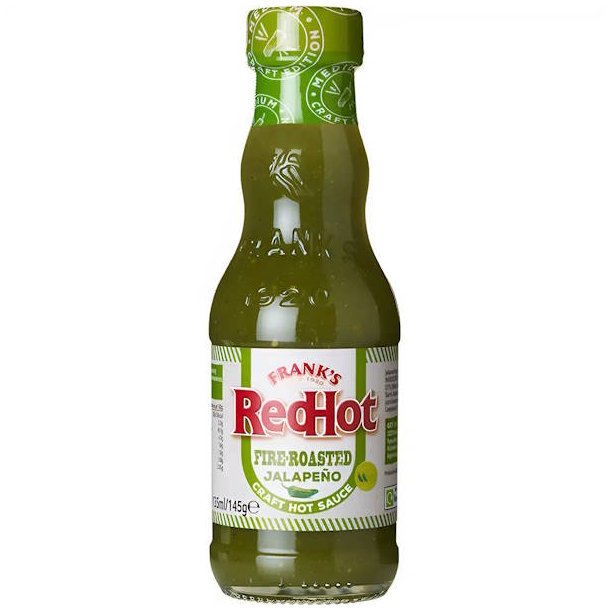 Franks Redhot Fire Roasted Jalapeno Hot Sauce 135ml