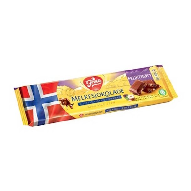 Freia M�lkechokolade Frugt &amp; N�dder 220g