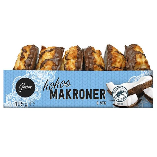 Gestus Kokosmakroner 195g