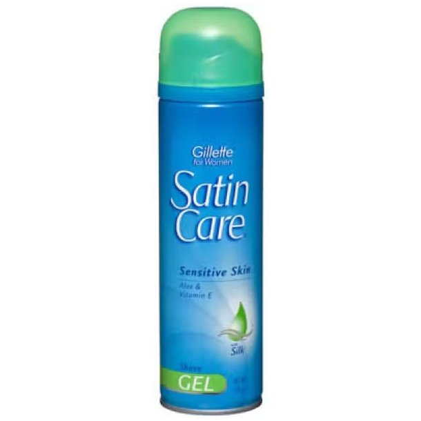 Gillette For Women Satin Care Shave Gel Sensitive Skin 200 ml