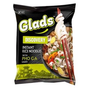 Glads Discovery Instant Rice Noodles  With Pho Ga Sauce 18x65g