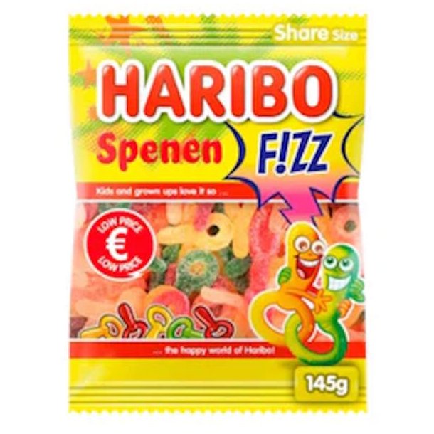 Haribo Spenen Fizz 145 g