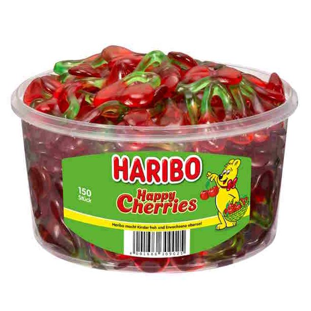 Haribo Happy Cherries 150 stk. 1,2 kg
