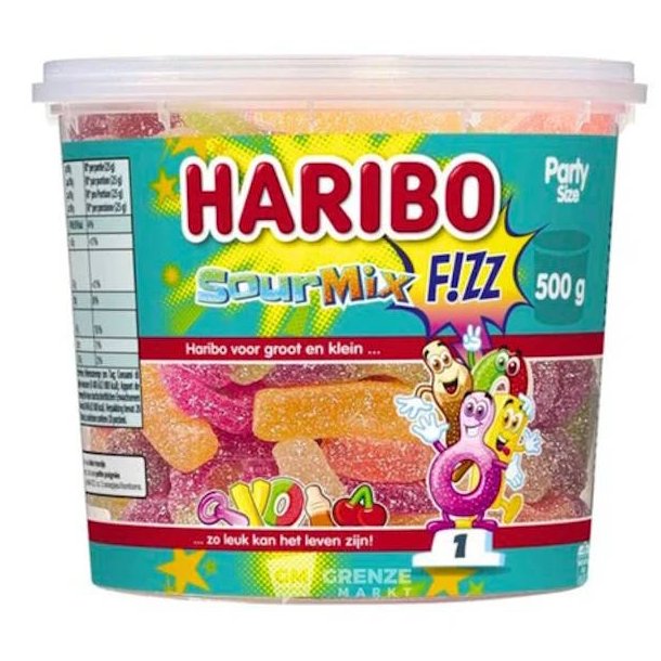 Haribo Sourmix Fizz 550g