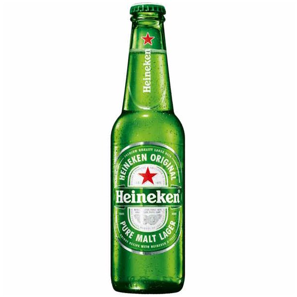 Heineken 5% 24x0,33 L Flasker
