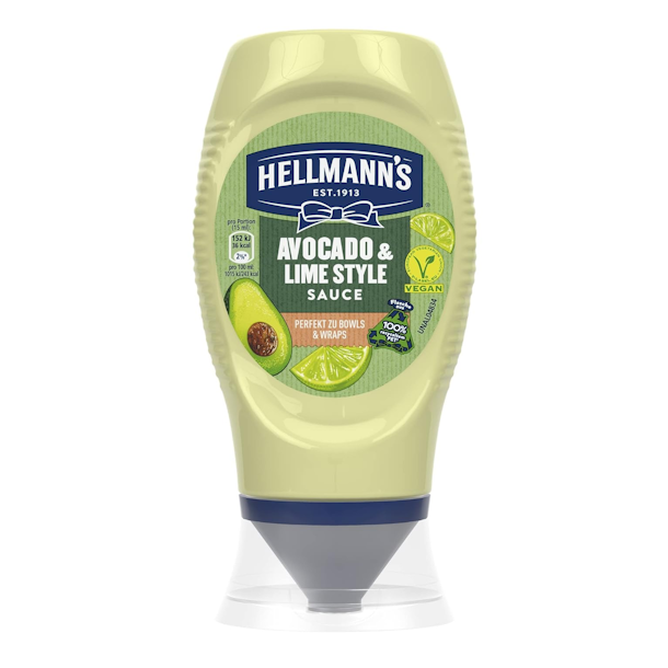 Hellmanns Avocado &amp; Limetten Sauce 250ml