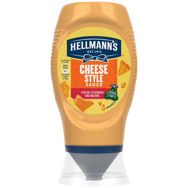 Hellmanns Cheddar Style Sauce 250ml