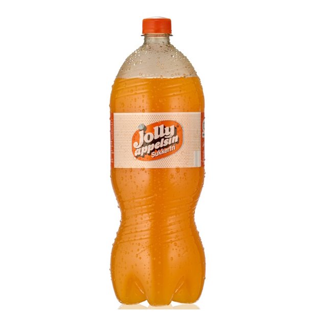 Jolly Appelsin Sukkerfri 1,5l + Pant