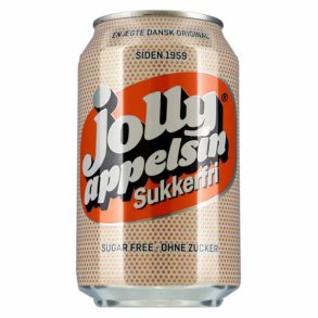 Jolly Appelsin Sukkerfri 18x0,33l + Pant
