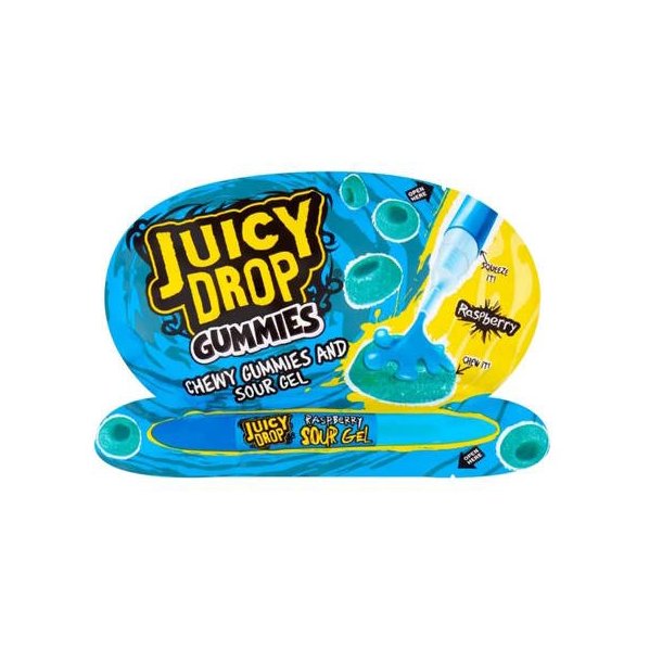Juice Drop Gummies Sour Gel Hindbr 57 g