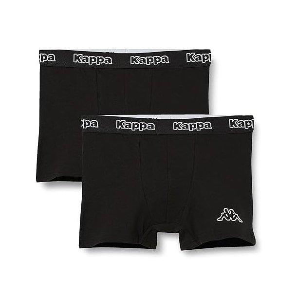 Kappa Boxershorts Sort 2-pak