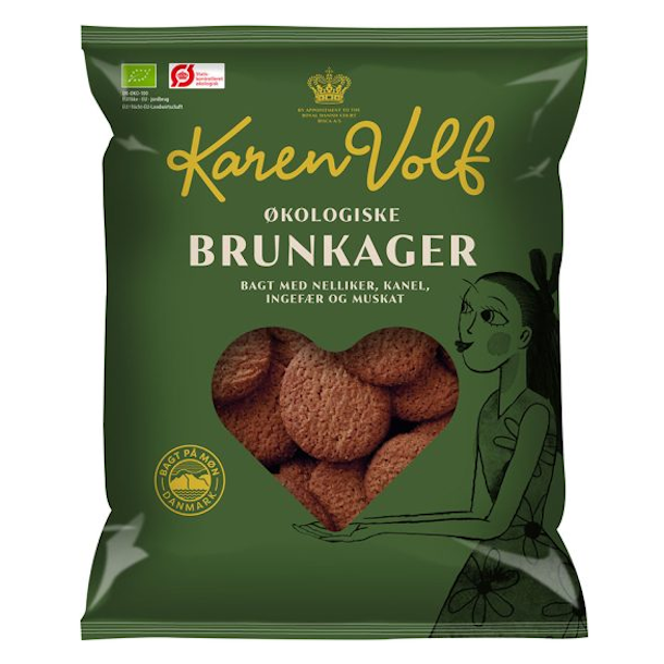 Karen Volf �kologiske Brunkager 165g