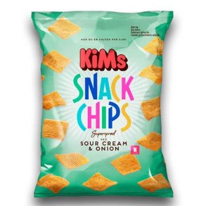 Kims Snack Chips Sour Cream & Onion 90g