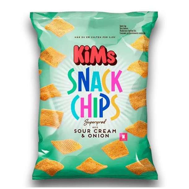 Kims Snack Chips Sour Cream &amp; Onion 90g