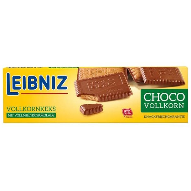 Leibniz Fuldkornskiks med Chokolade 125 g