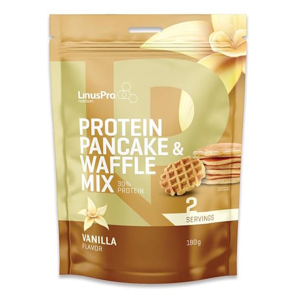 LinusPro Protein Pancake &amp; Waffle Mix Vanilla 180g