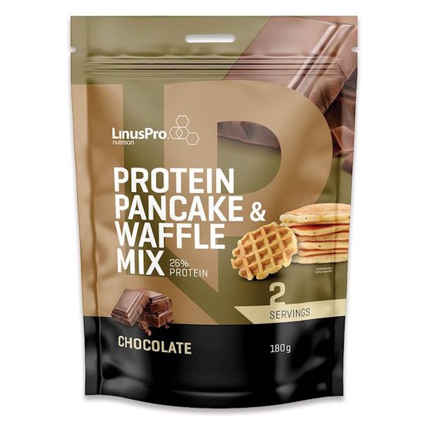 LinusPro Protein Pancake &amp; Waffle Mix Chocolate 180g