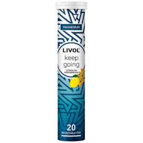 Livol Keep Going Magnesium Citron & Ingefrsmag 20 Brusetabletter