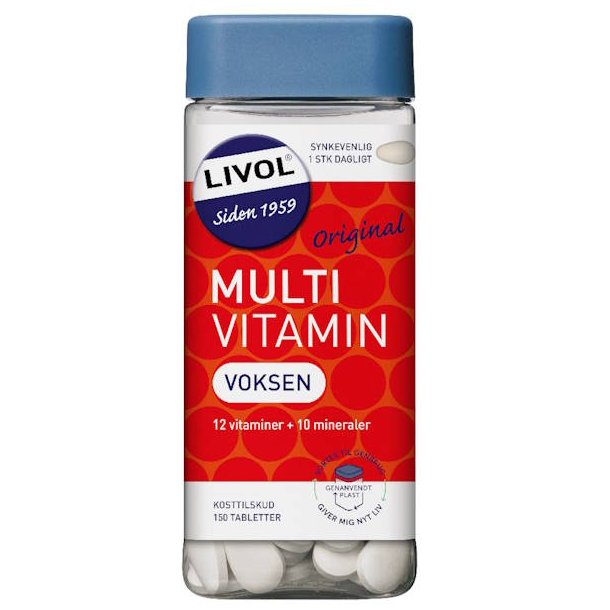 Livol Multi Vitamin Voksen 150 stk.