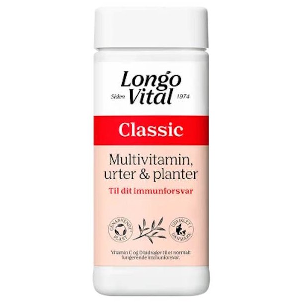 Longo Vital Classic Multivitamin 180 stk.