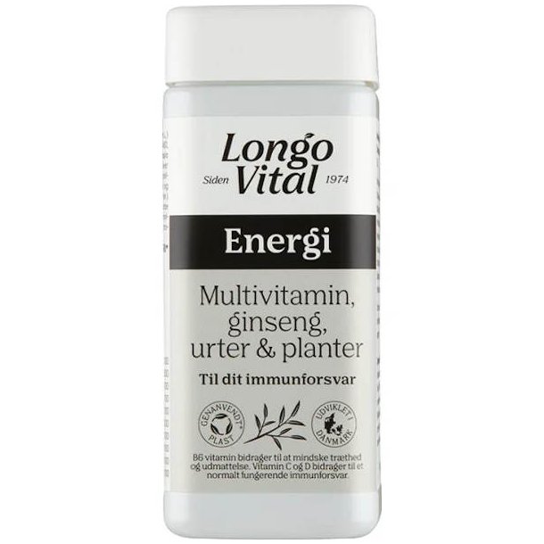 Longo Vital Energi Multivitamin 180 stk.