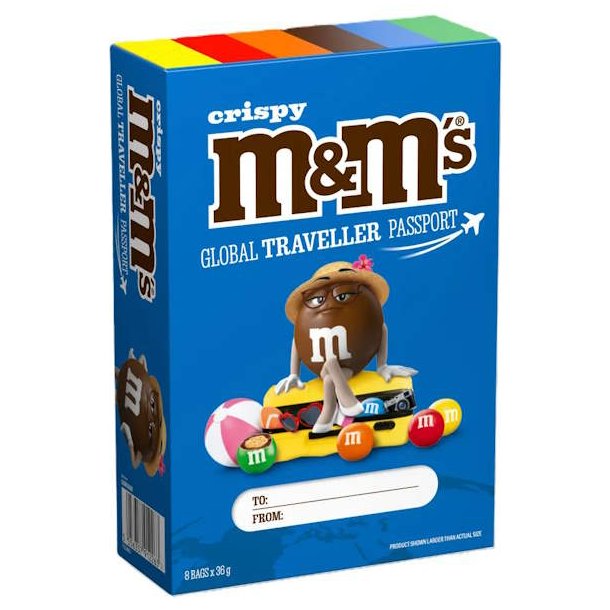 M&Ms Crispy Passport 288 g