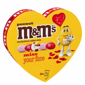 M&Ms Hjerte Gave�ske 164g