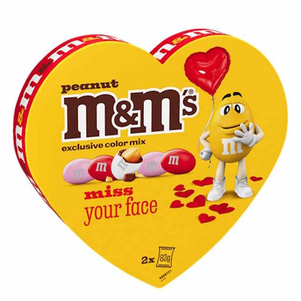 M&Ms Hjerte Gave�ske 164g