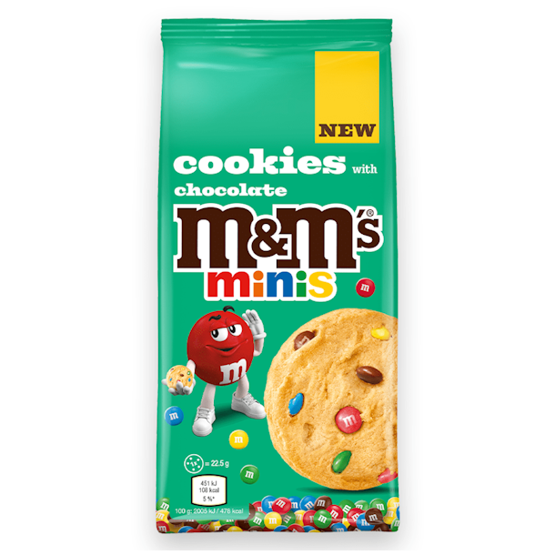 M&Ms Minis Cookies 180g