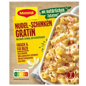 Maggi Fix Nudel-Schinken Gratin