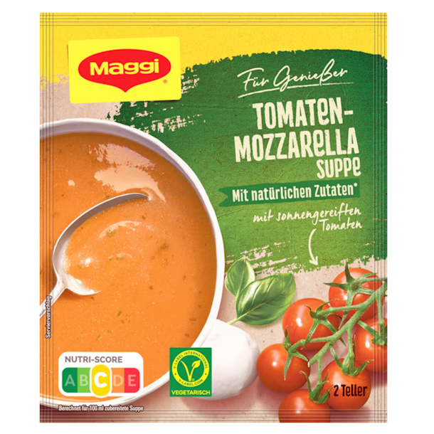 Maggi Tomaten Mozzarella Suppe