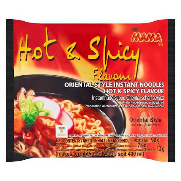 Mama Hot &amp; Spicy Flavour Oriental Style 90g