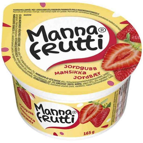 Manna Frutti Jordb�r 165g