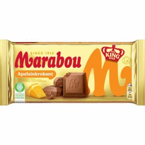 Marabou Appelsinkrokant 220g