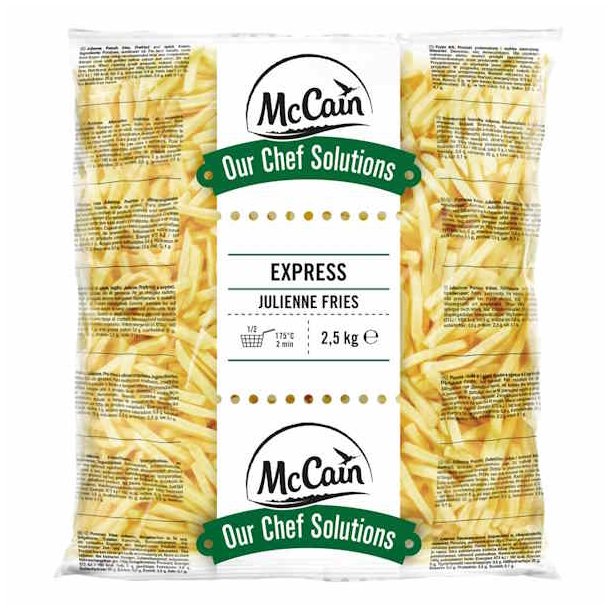 McCain Tyndskrne Saltede Pommes Frites 2,5 kg