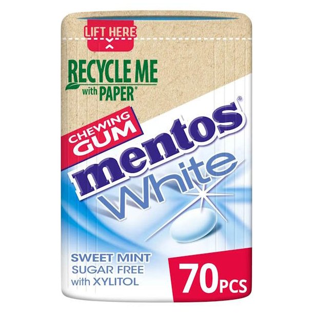 Mentos White Sweet Mint 70 stk. 105 g