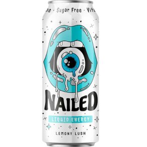 Nailed Energy Lemon Lush Sukkerfri 0,5l + Pant