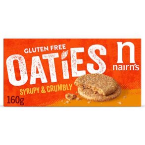 Oaties Glutenfri Havrekager Syrupy & Crumbly 160g