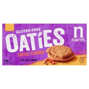 Oaties Glutenfri Havrekager Toffee Flavour 160g