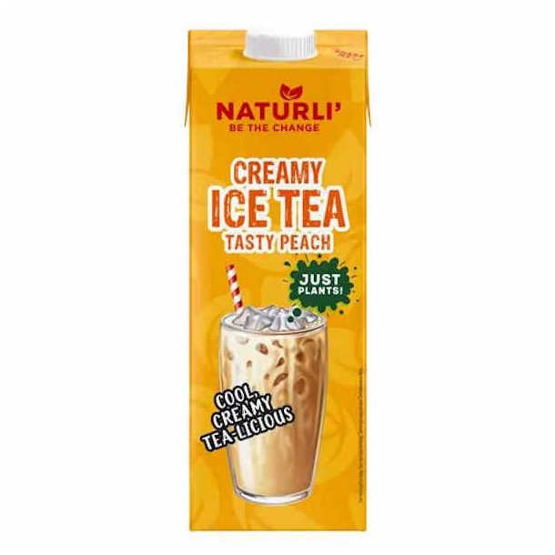Naturli' Creamy Ice Tea Tasty Peach 1l